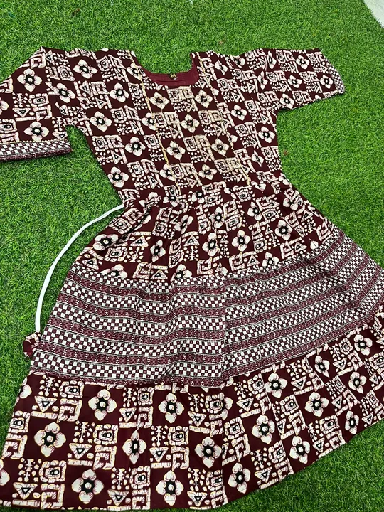 LAUNCHING NEW DESIGN TUNIC WITH HAND WORK  uploaded by Swastik creation on 6/1/2023