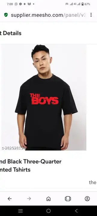 Men oversized tshirt  uploaded by business on 6/1/2023