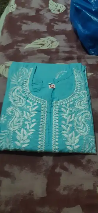 Cotton candy blue uploaded by Chikankari Vastra on 6/1/2023