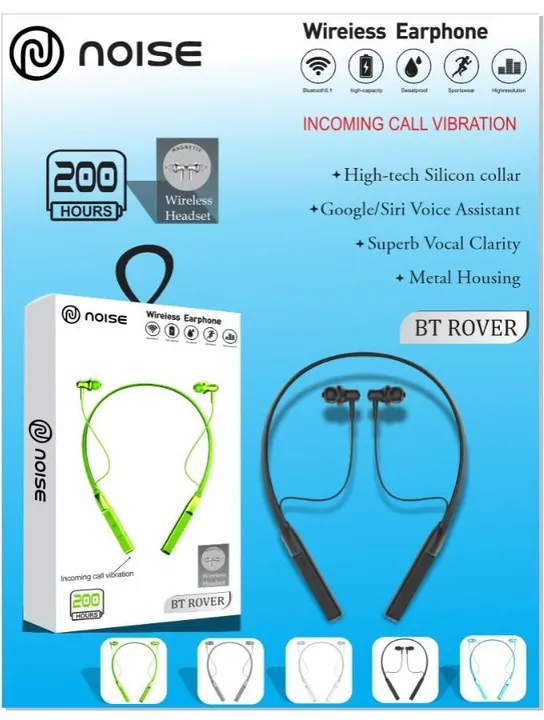 Noise BT Rover Wirless Bluetooth With Calling Vibration Neckband  uploaded by Heartium®️ Company on 6/1/2023