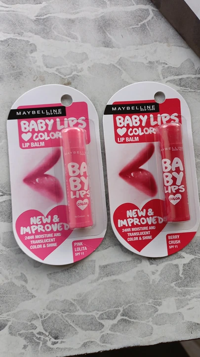 MAYBELLINE LIPBALM COMBO - PACK OF , 2 (MRP 398) uploaded by MK TRADERS on 6/1/2023