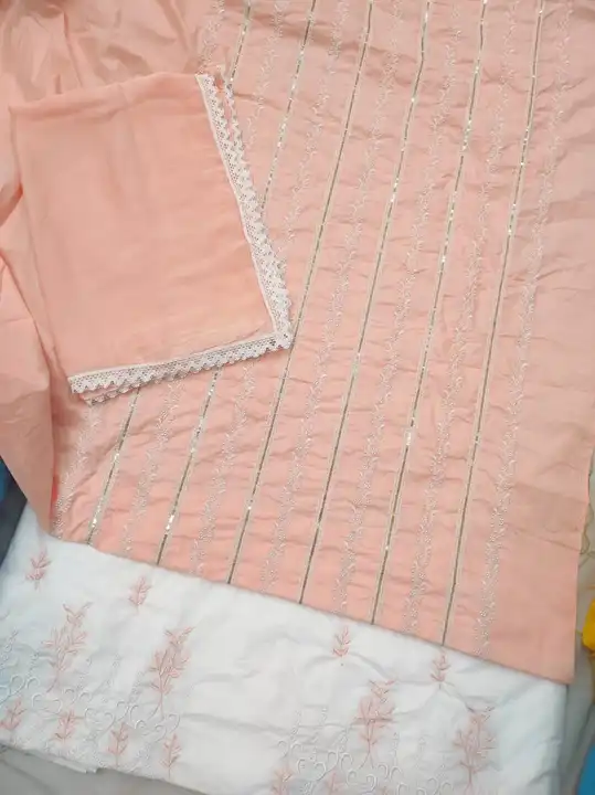 Camric cotton suit with half pure dupata  uploaded by Manish sales on 6/1/2023
