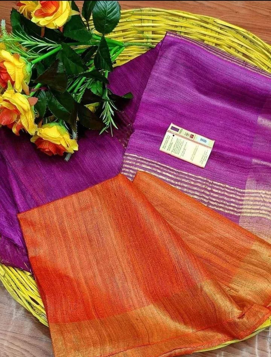 Tusar ghichcha silk saree  uploaded by HANDLOOM SAREE BUTIQUE  on 6/1/2023