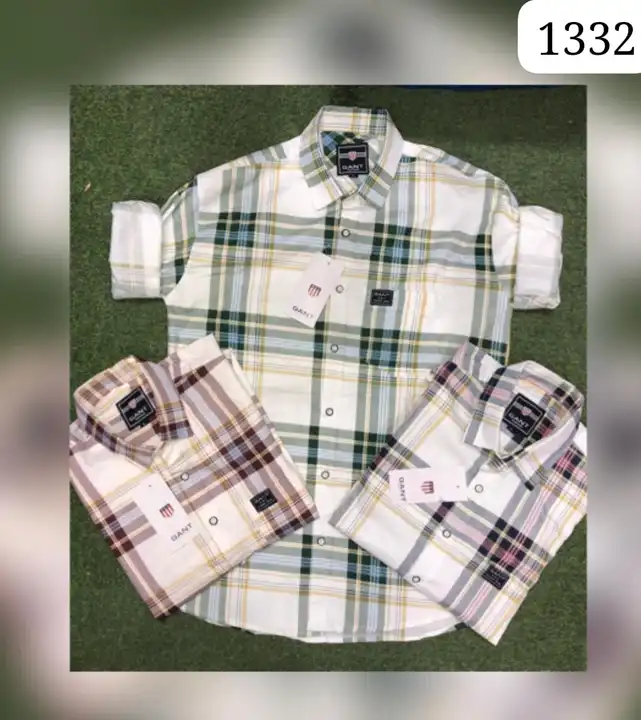 Full Sleeve Check Shirts Available In Laffer Fabric/M To XL Size/36 Pieces In One Set uploaded by Gagan Apparels on 6/1/2023