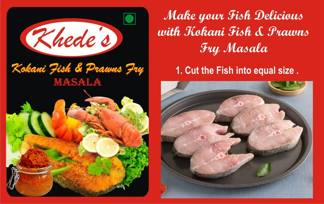 Khedes kokni fish and prawns fry masala  uploaded by V R PAWAR FOOD PROCESSING INDUSTRY on 6/1/2023