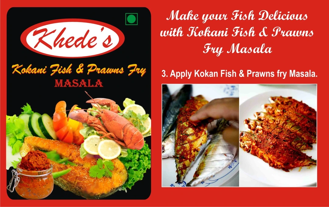 Khedes kokni fish and prawns fry masala  uploaded by V R PAWAR FOOD PROCESSING INDUSTRY on 6/1/2023