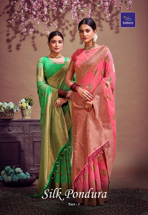 Hello Launching our new catalogue in pure mau banarsi silk pondura silk ur upcoming marriage and fes uploaded by Divya Fashion on 6/1/2023
