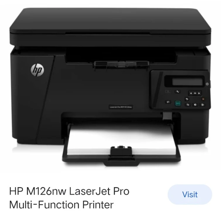 HP Laptop M125 NW Printer  uploaded by One Nation One Solution on 6/1/2023