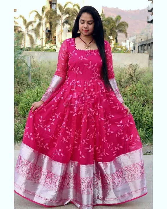 ♥️ PRESENTING NEW DESIGNER  EMBROIDERED ANARKALI GOWN ♥️

♥️ GOOD QUALITY EMBROIDERED GEORGETTE    O uploaded by Divya Fashion on 6/1/2023