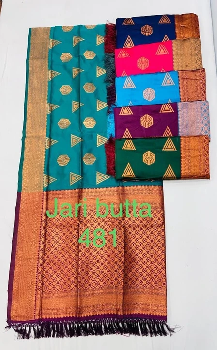 Satin silk saree  uploaded by Mataji fashion on 6/1/2023