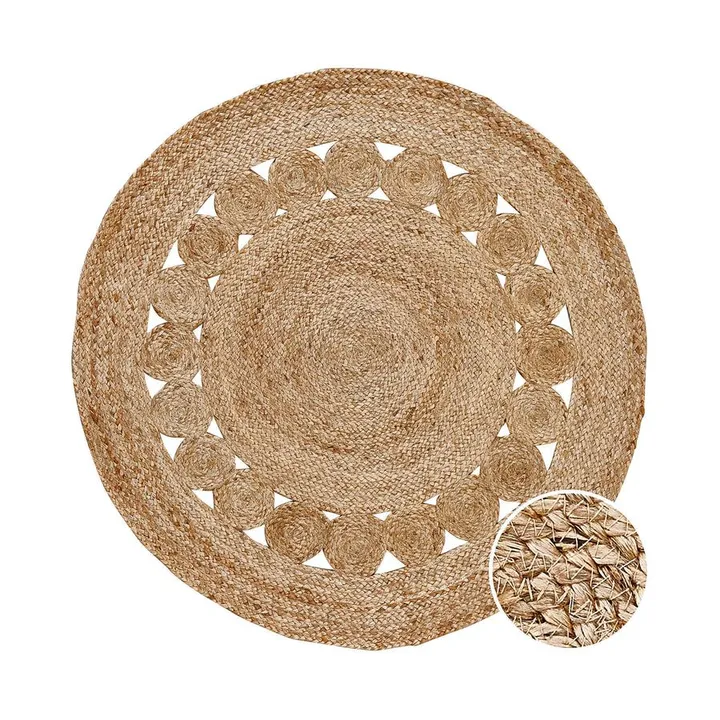 Jute round mat uploaded by Deep traders on 5/29/2024
