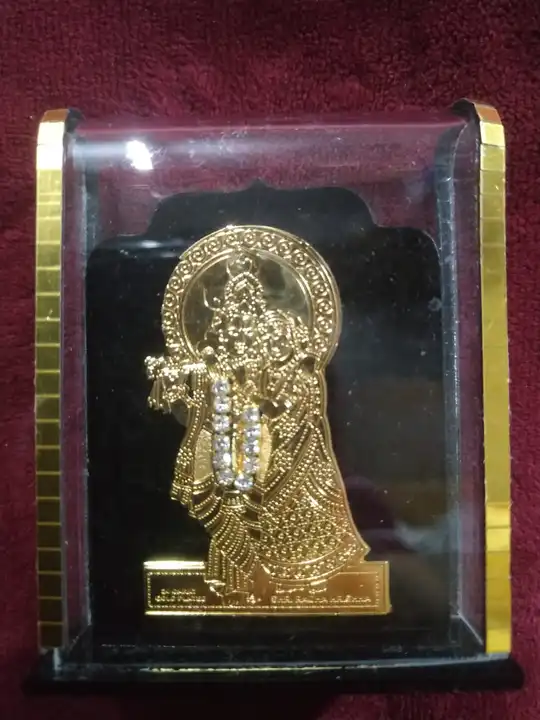 24 caret gold plated god murti uploaded by business on 6/1/2023