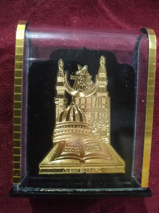 24 caret gold plated god murti uploaded by Rannade art jewellery on 6/1/2023