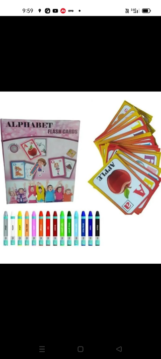 Flash card alphabet  uploaded by Mangla toys on 6/1/2023
