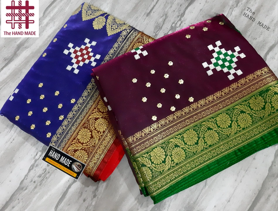 The HAND MADE saree  uploaded by business on 6/1/2023