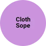 Business logo of Cloth sope