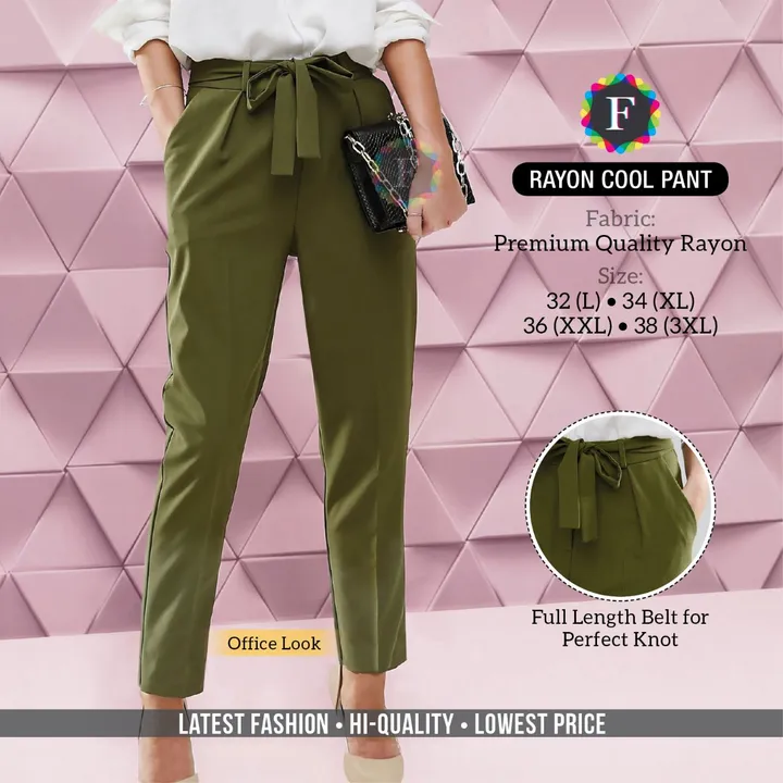 Rayon cool pant uploaded by Rise earth india on 6/2/2023