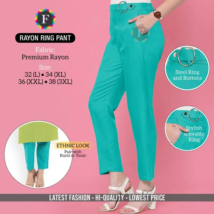 Rayon ring pant uploaded by Rise earth india on 6/2/2023