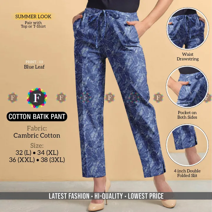 Cotton batik pant uploaded by Rise earth india on 6/2/2023