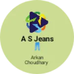 Business logo of A S Jeans 👖