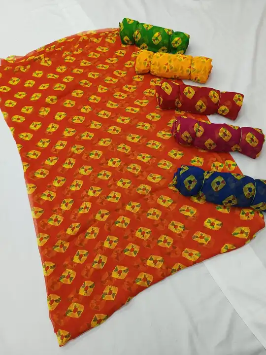 Siffon saree  uploaded by Marwadi Businessmen on 6/2/2023