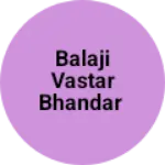 Business logo of Balaji vastar bhandar