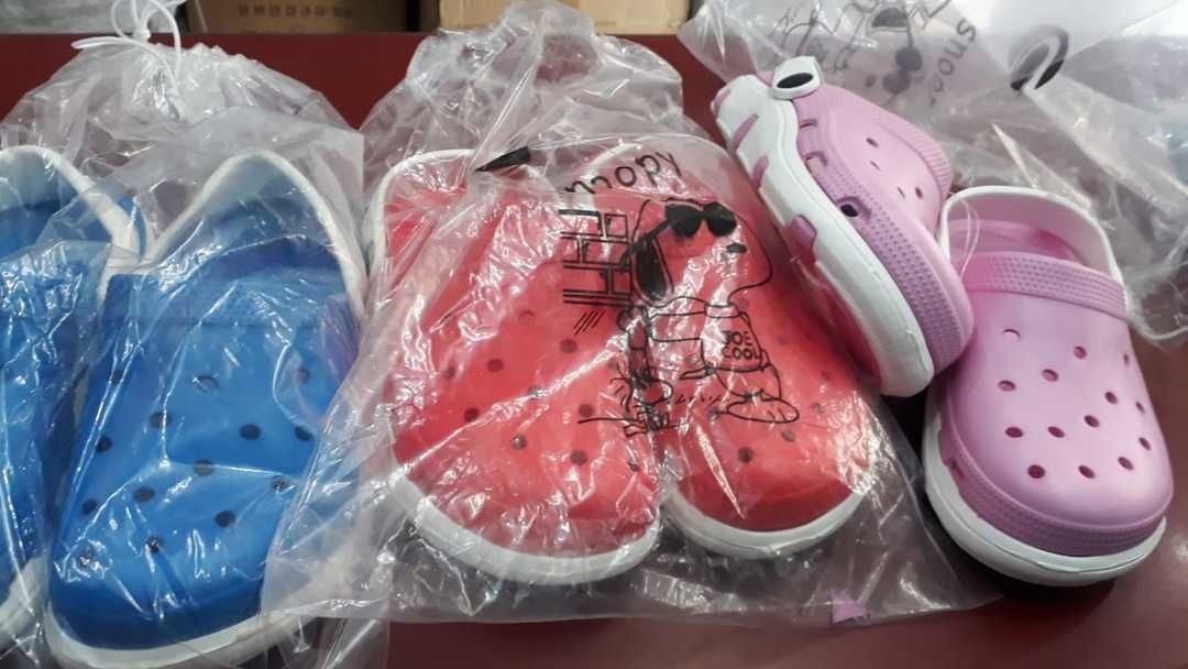 Kids double sole crocs uploaded by Padangan shoe center on 3/12/2021