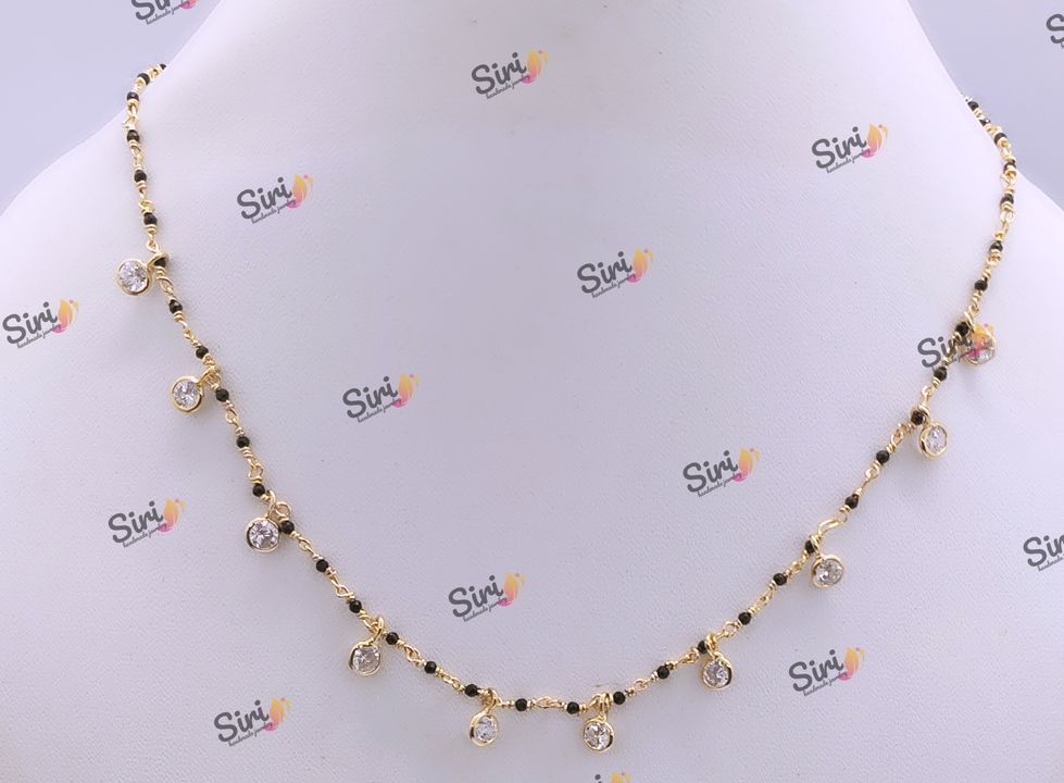 Black beads chain uploaded by Siri code jewellery( handmade) on 3/12/2021