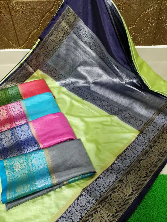 BANARASi artificial wormsilk sarees  uploaded by business on 6/2/2023