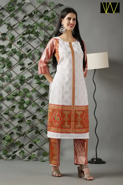 Kurti with pants uploaded by Lucania women lw on 5/29/2024