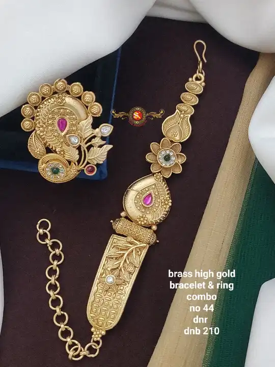 bracelet & ring combo  uploaded by s.k jewellery on 6/2/2023