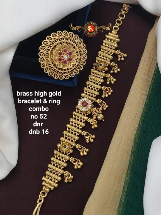 bracelet & ring combo  uploaded by s.k jewellery on 6/2/2023