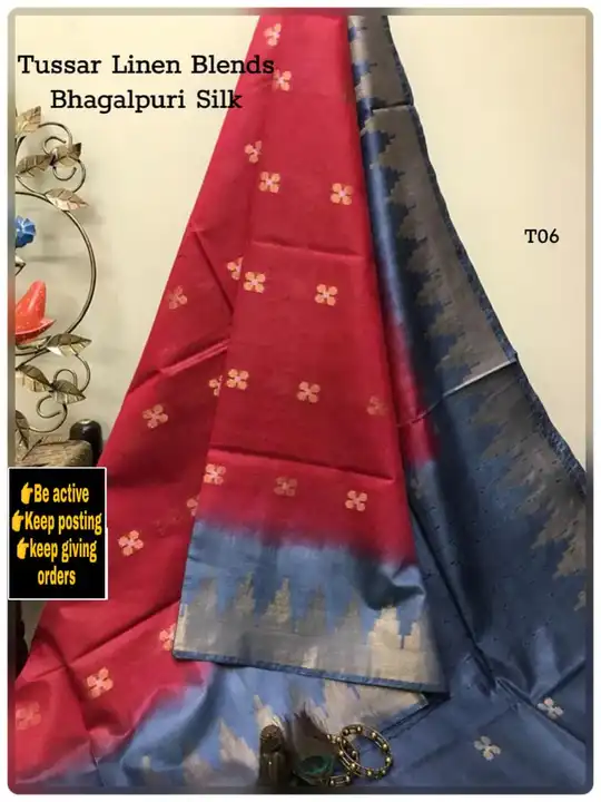 Dyed wovem silk saree uploaded by WeaveMe India on 6/2/2023