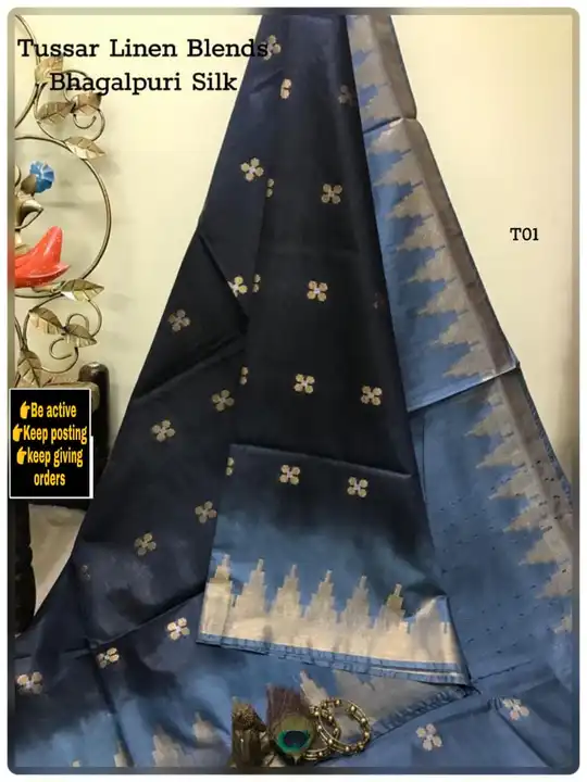 Dyed wovem silk saree uploaded by WeaveMe India on 6/2/2023