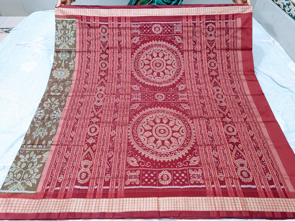 Sambalpuri Handloom Silk ,(pata)Saree  uploaded by business on 6/2/2023