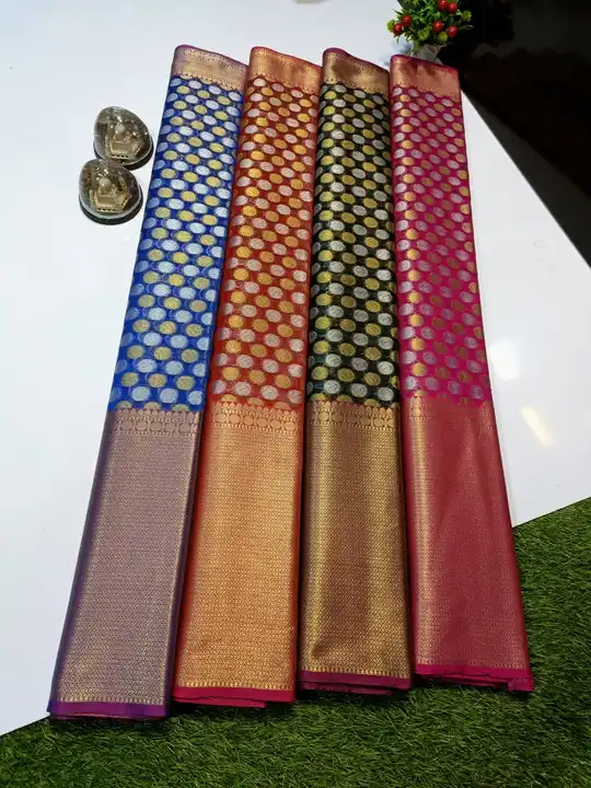 Banarasi Cotton Silk Handloom Saree uploaded by Banarasi Weavers on 5/28/2024