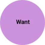 Business logo of want