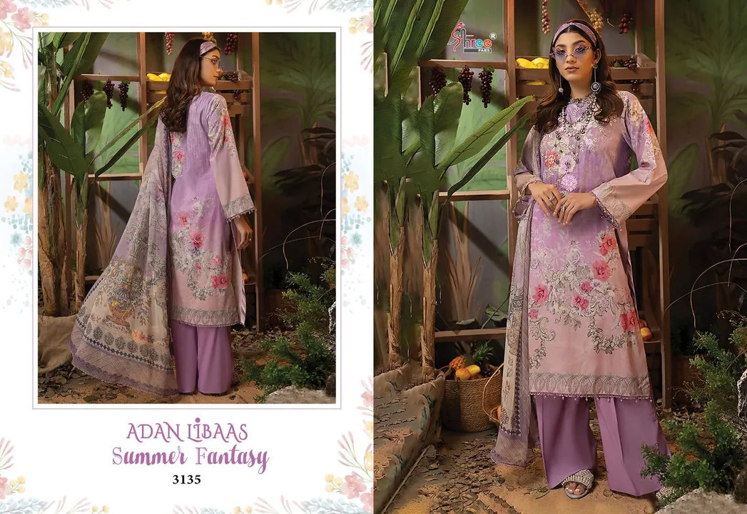 *ADAN LIBAAS SUMMER FANTASY*

TOP PURE COTTON PRINT WITH EXCLUSIVE NECK EMBRODERED PATCH

BOTTOM SEM uploaded by Fashion Textile  on 6/2/2023