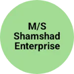 Business logo of M/s shamshad enterprises