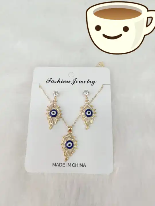 Post image Hey! Checkout my new product called
Evil eye earring chain and pendant
.