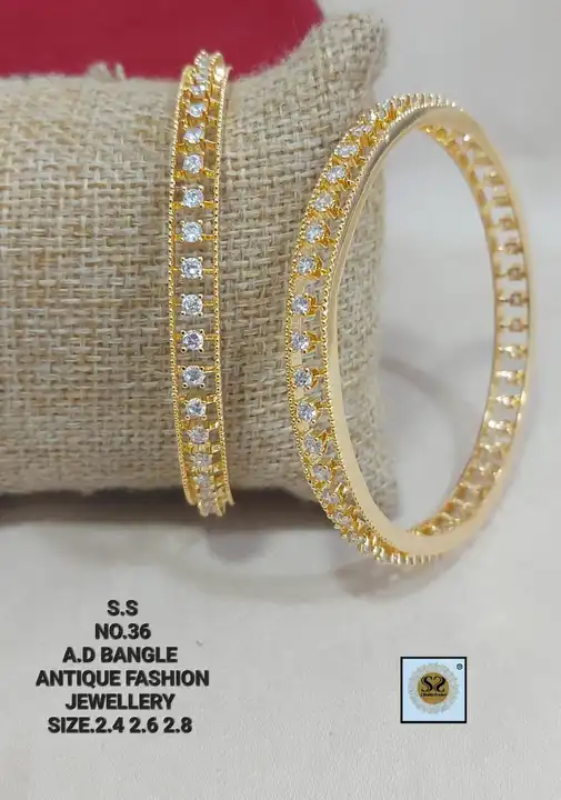 Ad daimand bangles  uploaded by Sb designs on 6/2/2023