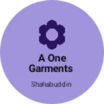 Business logo of A one garments