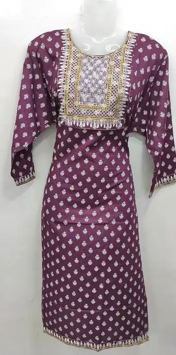 HEAVY SEQUENCE WORK BANDHNI KURTI uploaded by Swastik creation on 6/2/2023