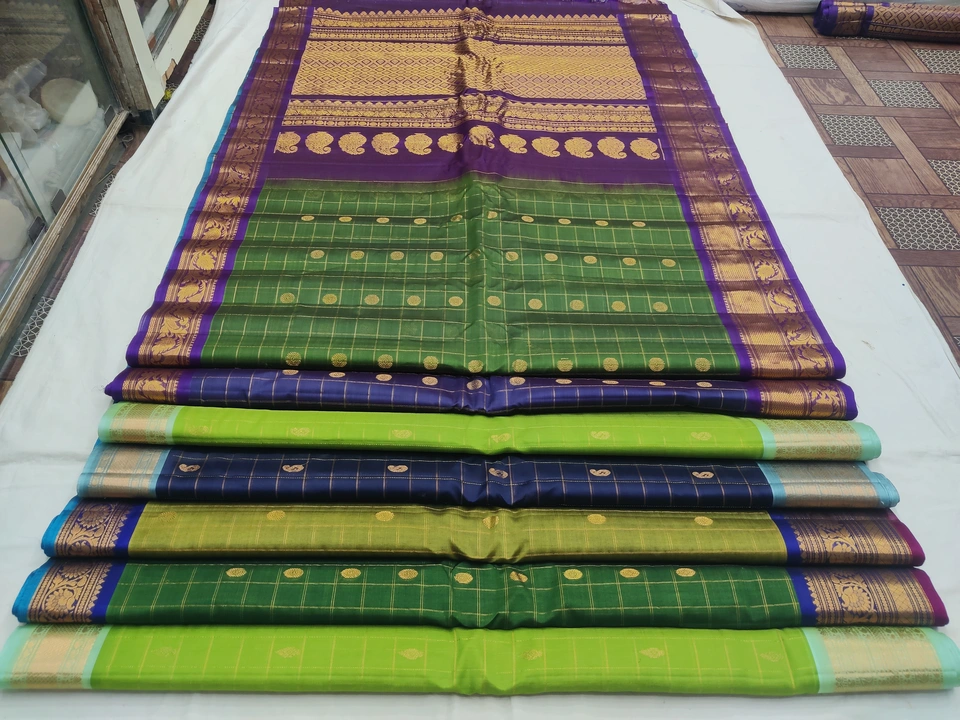 Gadwal seco butta sarees uploaded by business on 6/2/2023