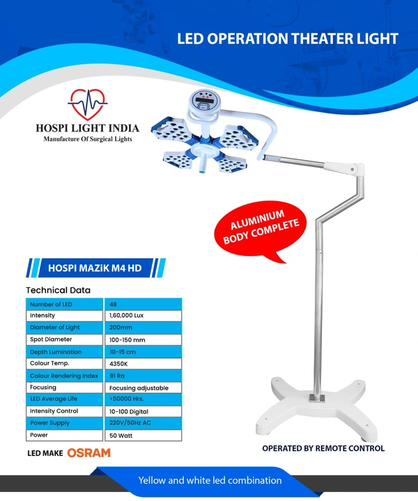 Post image We are manufacturer of surgical light with aluminium body