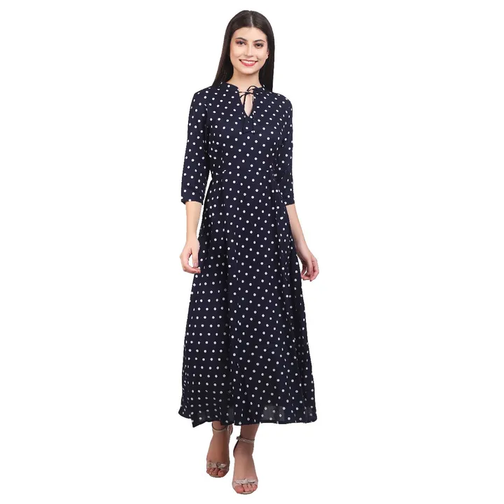 Rayon Long Dress uploaded by business on 6/2/2023
