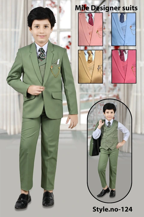 Suit boy! 5pes . uploaded by Ethnic wear on 6/2/2023