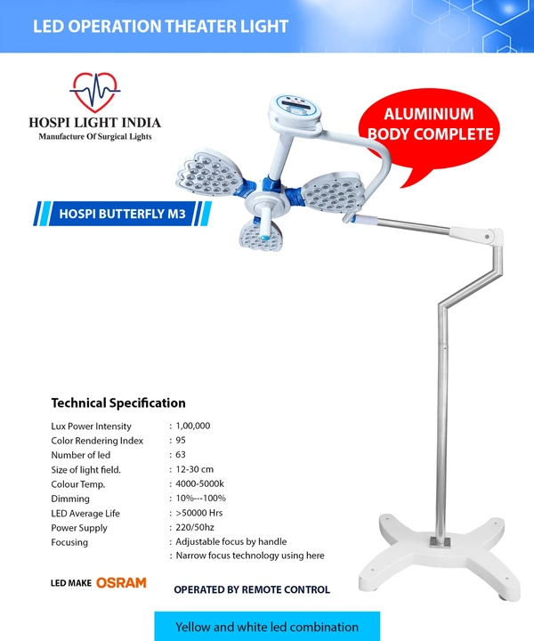 Surgical light  uploaded by HOSPI LIGHT INDIA on 6/2/2023