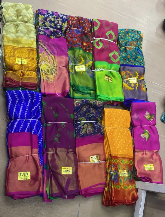 Brasso sarees  uploaded by Attraction Garments on 5/30/2024