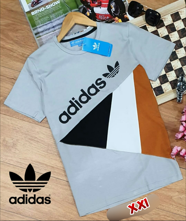 *ADIDAS*

👉 Very Fine Quality Lycra Tshirts for Men
👉 Beautiful Design Printing

.Fabric - Pc Lycr uploaded by Wedding collection on 6/2/2023